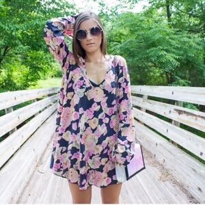 For‎ Love and Lemons Daytripper Floral Mini